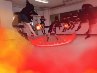 Illustration for article titled Japanese Schoolgirls Bring Manga Style Martial Arts To Life for Fun